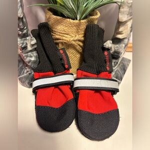 Muttluks Original Fleece-lined Winter Dog Boots, 4 count, Red, XX-Small